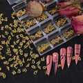 Wholesale Gold Nail Metal Decoration Crystal Rhinestone for Nail