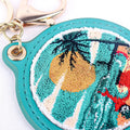 Double-sided Sequin Embroidery Clothing Accessories Personality Character Pendant Bag Keychain Accessories