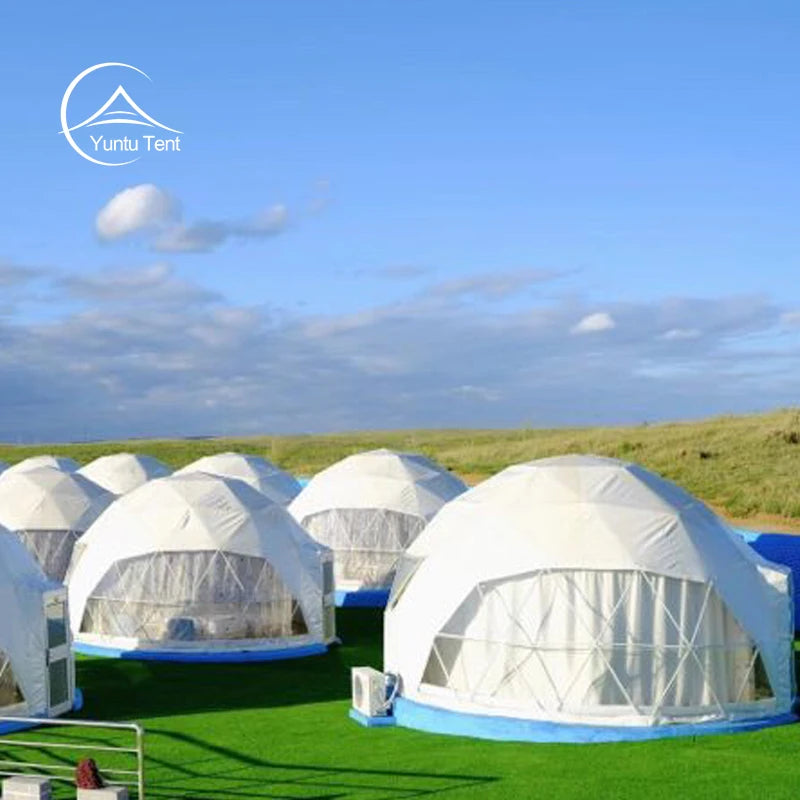Prefabricated Geodesic Dome Home Glamping  Luxury Tent With Price