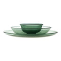 Plate Glass Best Selling  Glass Charger Plate Borosilicate Glass Tableware Set