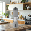Automatic Backwash Pre Filter for Whole House Reusable SS Screen Traps Sediment Extends Life of Water-Based Appliances