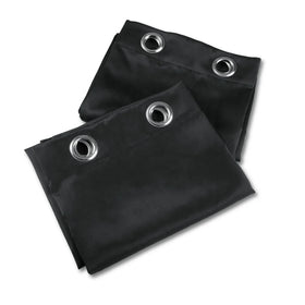 High Density Polyester Blackout Curtains Wholesale Living Room Set Sunshade Solid Color Grommet Window Curtain