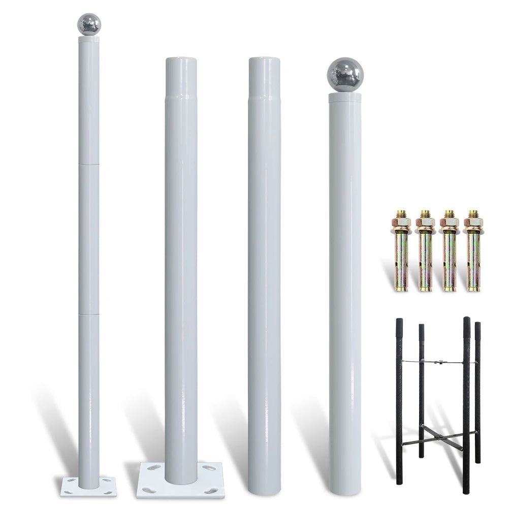 Parking Lot Street Light Pole Heavy Duty Galvanized Outdoor Light Post Factory Manufacture Customizable Combination Light Pole