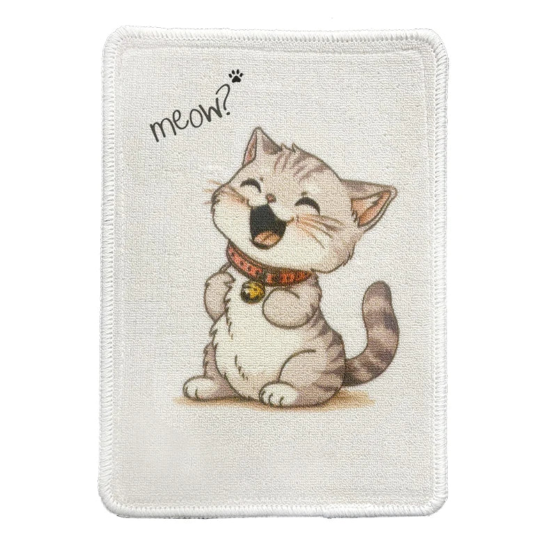 Custom Anti-slip Cat Scratching Long Mat Print Home Decor Cat Lovers Pet Floors Runners Mat for Furry Friend
