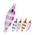 TEASER J3 Jig Lure Saltwater Sinking Sea Fishing Boat Metal Fishing Material Luminous 40g-200g