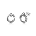 Custom Silver Jewelry Elegant Silver Simple Earring Stainless Steel Hypoallergenic Fashion Jewelry Gift