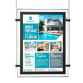 Litsign LS S1 A4 Indoor Digital Light Box Cable Kit with Easy Assembly LED Backlit Window Hanging Display