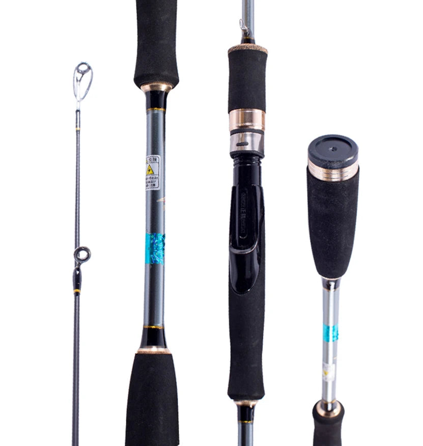 1.8m 2.1m 2.4m 2.7m Ultralight Sea Bass Lure Fishing Casting Rod Carbon Fiber