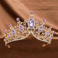 Women's Bridal Tiara Wedding Hair Crown with Rhinestone for Prom Anniversary & Engagement