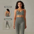 Custom Sling Back Bra Top and Leggings Breathable and Quick-Drying Workout Fitness Clothes Women'S Gym Yoga Sport Wear Two Piece