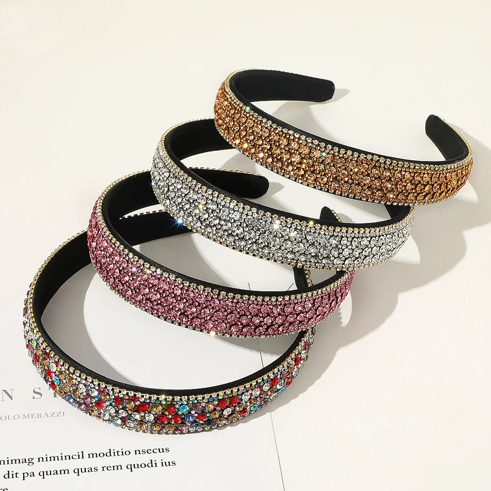 Elegant Girls Hair Hoop with Sweet Diamond Rhinestone Nice Quality Headband