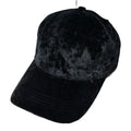 Ready to Ship 6 Panel Velvet Trucker Hats for Women Men Crushed Plain Dad Hat Sports Hip Hop Unstructured Hat