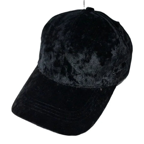 Ready to Ship 6 Panel Velvet Trucker Hats for Women Men Crushed Plain Dad Hat Sports Hip Hop Unstructured Hat