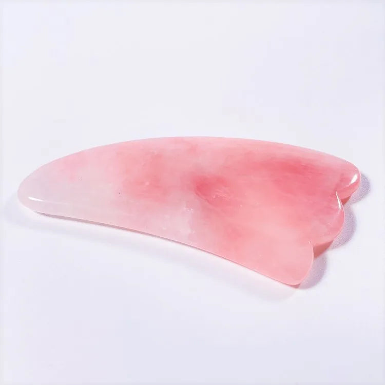 Huiying Best Quality China Manufacturer Rose Quartz Claw Facial Gua Sha Jade