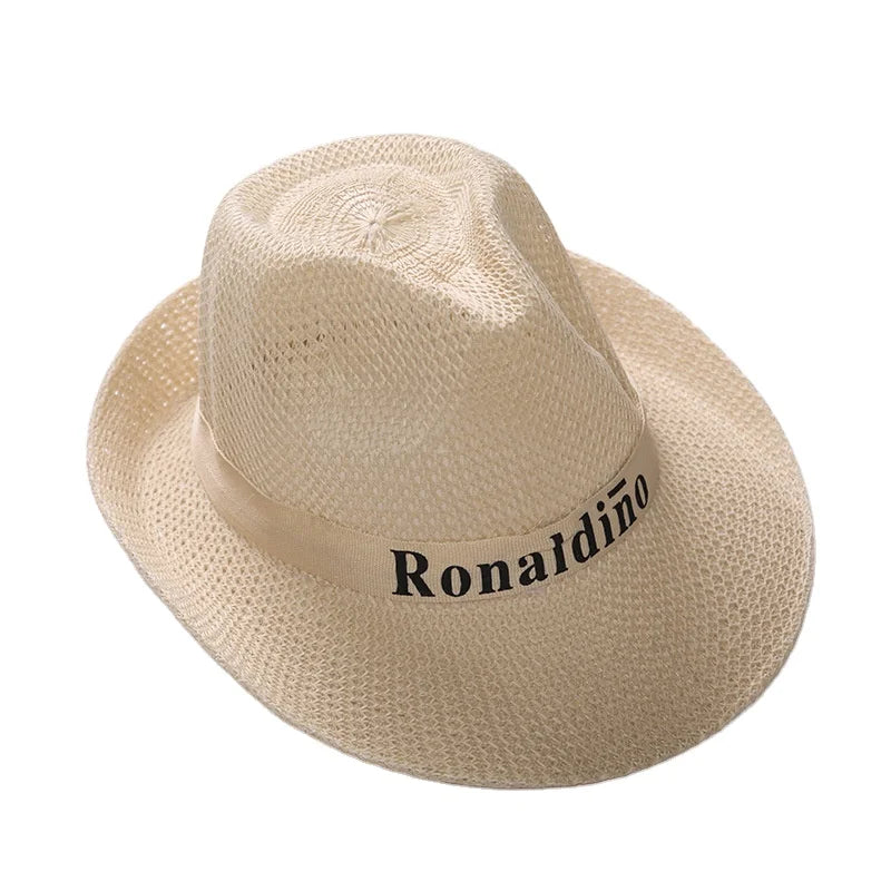 Summer Beach Travel Sun Hat Straw Woven Ladies Bowler Straw Hats Summer Women Wholesale