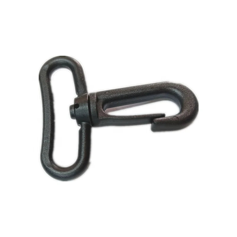 JW-049 Hot Selling Outdoor Camping Rotatable Hook Buckle Backpack Accessories Swivel Snap Plastic Hook