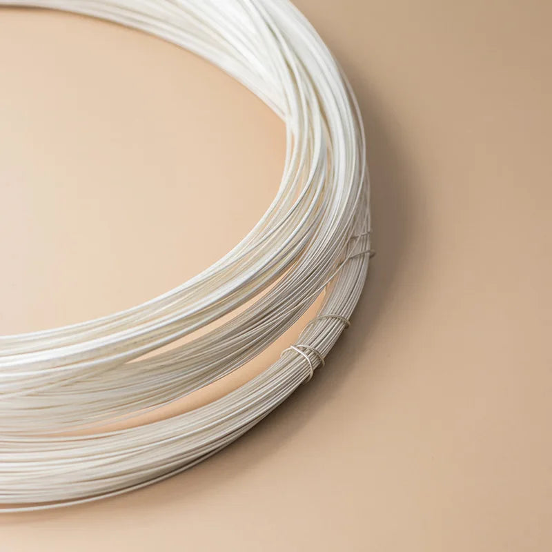 Thickness 0.3-1.0mm Silver Wire Metal Thread Solid 925 Sterling Silver Line for Jewelry Necklace Bracelet Earring Making