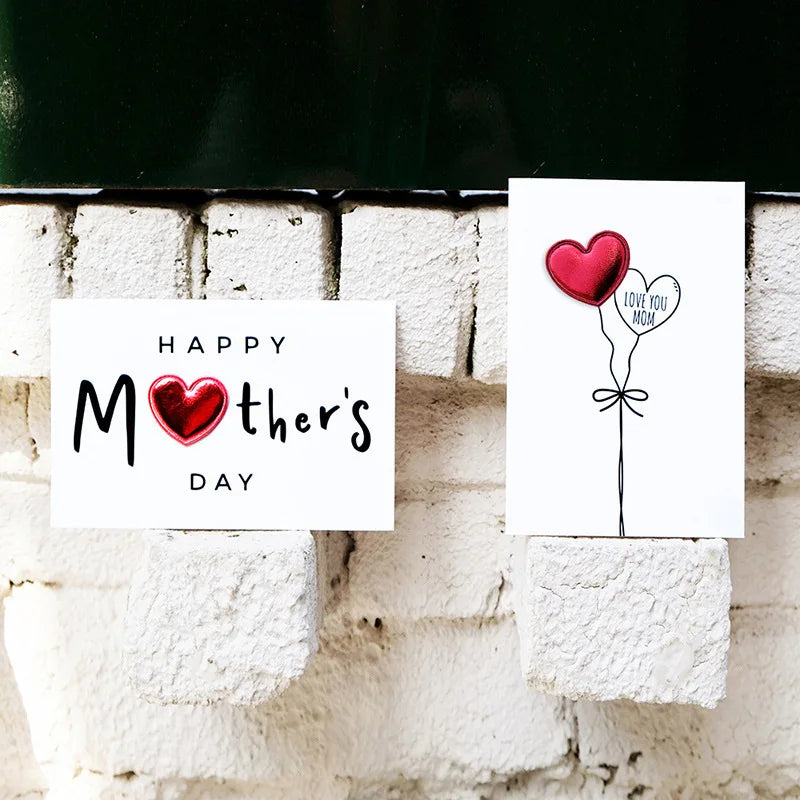 Wholesale Bulk Buying Heart Decorative Happy Mothers Day Thank You Mom Love Gift Greeting Cards