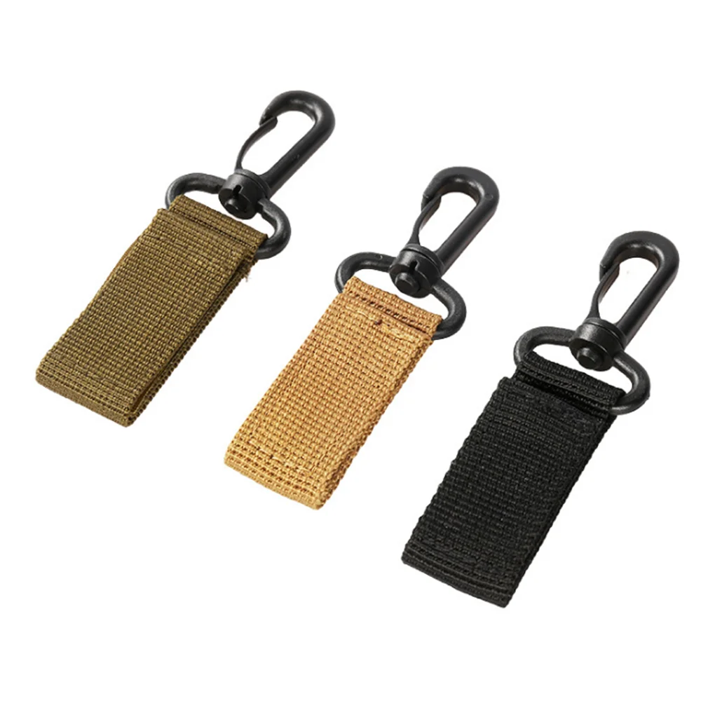 Outdoor Climbing Accessory Mini Nylon Tactical Backpack Key Hook D Ring Bag Clip Strength Plastic Webbing Buckle