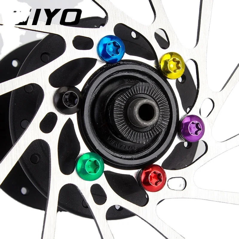 IRONDONKEY M5 * 10  Alloy Steel Bicycle Disc Brake Bolt Bicycle Disc Color Screw BMX Cranks Bolts  Aluminum Alloy Bicycle Parts