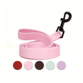 Waterproof Easy-to-Clean Plain PVC Pet Leash for Outdoor Activities & Training Suitable for Small Medium and Large Dogs