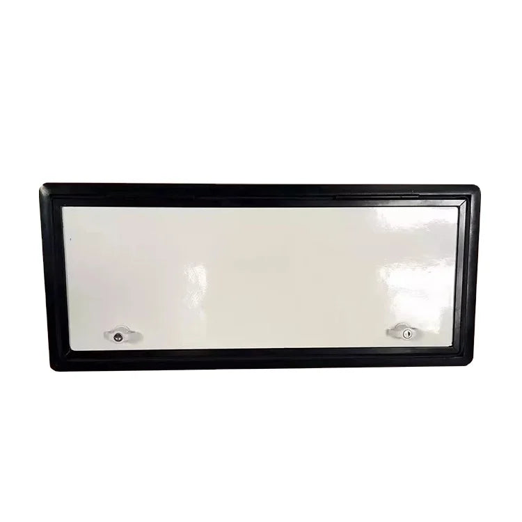700*300mm Square Corner RV Travel Trailer Camper Mobile Car Storage Door with Aluminum Frame