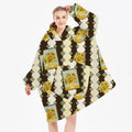 Home Textile China Hooded Giant Wearable Sweatshirt Custom Flannel Fleece Sherpa Oversize Blanket Hoodie