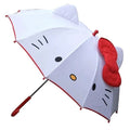 Children Custom Umbrella with Logo Printed Sublimation cat Umbrella Straight Pattern Security Design Kids Umbrella