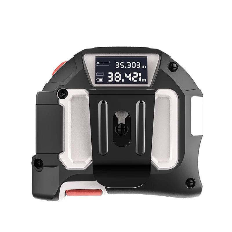 BTE C16 Digital Laser Tape Measure 2-in-1 ABS Material with Ft Inch Fractions M mm for Metric System