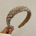 2023 New Fashion Women Hair Accessories Sweet Knit Padded Headband Hair Band Women