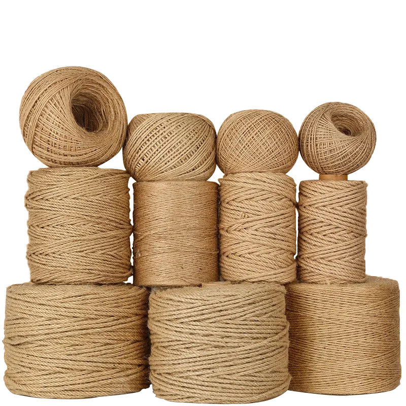 Heavy Duty Twine for Crafts Cat Scratch Post Bundling Hanging OEM ODM DIY Jute Rope Natural Fiber