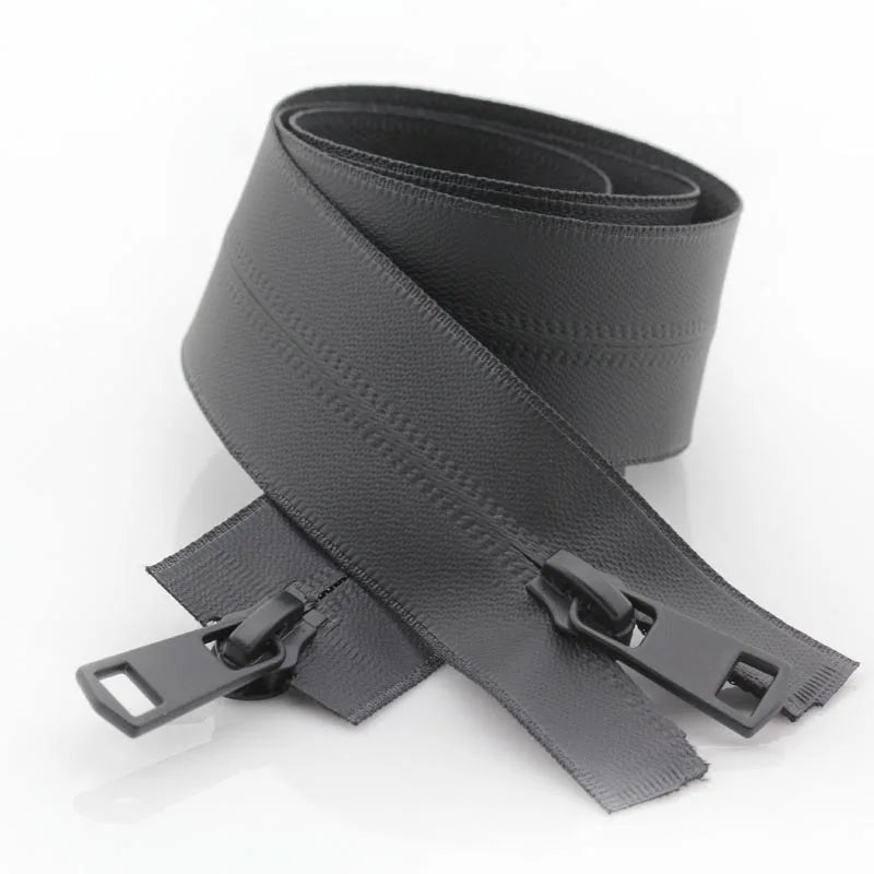 Deepeel KY2194 5# 60-120cm Garment Sewing Accessories Double Sliders Zip Open-End Waterproof Zipper