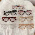New Design Fashion Cat Eye Computer Glasses Woman Eyewear Photochromic Sunglasses Metal Glasses Frame Trendy Sunglasses