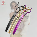 Fenice Professional Pet Dog Grooming Scissors Curved Thinning Chunker Scissors Naturally Fluffy and Traceless