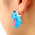 Fashion Lovely Cartoon Animal Party Earrings Multi Color Bites Dog Polymer Clay Earrings Handmade for Women