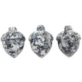 HZ natural gemstone Stone Hazelnut Ornaments Marble Pine Nuts Carved Home Decoration Crystal Crafts for Christmas
