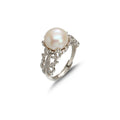 Comfortable Flexible Ring With 925 Sterling Silver Jewelry Fresh Water Pearl Ring Freshwater Pearl for Women Anniversary's Gift