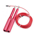 Factory Directly Sell Adjustable Aluminum Alloy PVC Handle Non-slip Unisex Speed Skipping Jump Rope Sport Fitness
