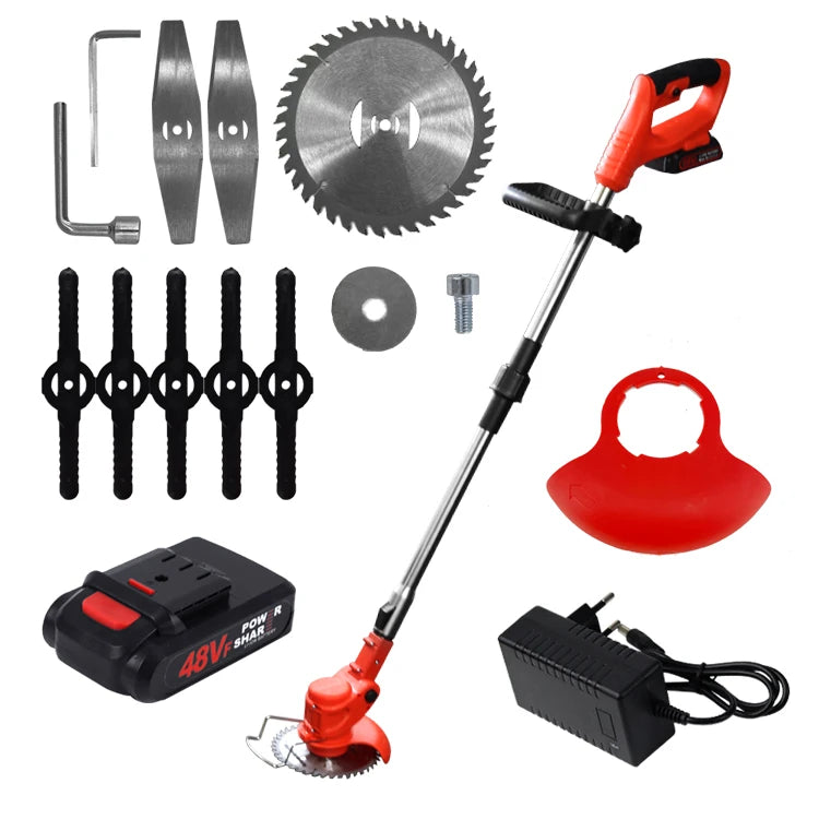 AMLM07 Industrial Customized Garden Hand Tools Electric Grass Trimmer Cutting Machine Cordless Lawn Mower Li-ion Battery Height