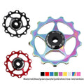 Aluminum Sealed Bearing Jockey Wheel for Shimano Rear Derailleur 11T 13T Rear Pulley Bicycle Derailleur Accessory