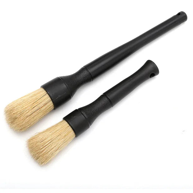 Zhenda Hot Picks a Pair of Soft Car Detailing Brush Cleaning Auto Detail Brushes for Car Cares