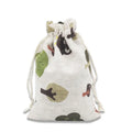 Small Fox Cotton Linen Storage Bag Drawstring Tea Dry Flower Spice Packaging Bag Travel Organizing Small Cloth Pouch