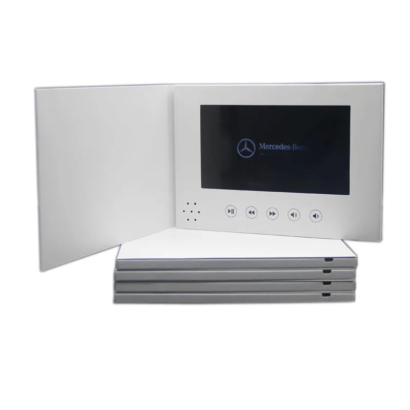 10.1 Inch Type C Mini Video Player with Big LCD Invitation Greeting Screen Card 7 Inch Size with Offset Printing