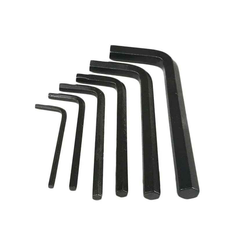 Chrome Molybdenum Steel Black Nickel Plated Industrial Grade L Type Hex Key Wrench Metric for Screws
