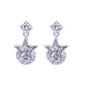 925 Sterling Silver Star Stud Earrings Cute Gold-Plated Design Wedding Jewelry Accessories for Women Allergy-Free Brincos