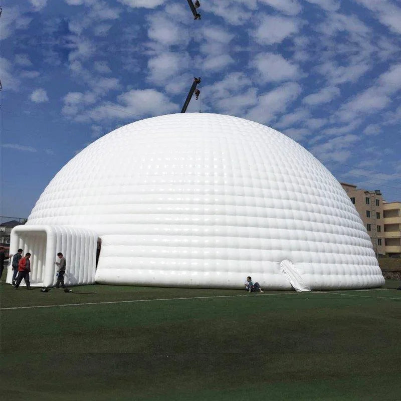 Aero Stock Giant Inflatable Party Tent Events Blow up House Tent Interactive Inflatable Igloo Tent With LED