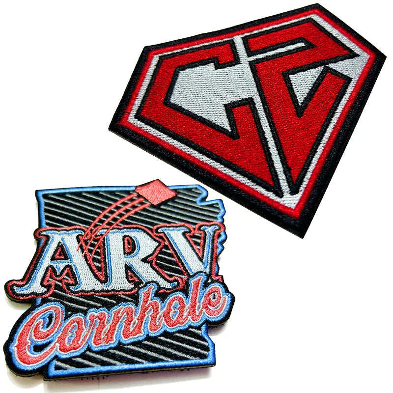 Custom Design Decoration Embroidery Patch Sew on Embroidered Patches for Clothing Cut to Shape Woven Patch Self-Adhesive Badges