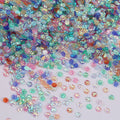 Lan Guang High Quality Nail Art Decoration 3mm Crystal Glitters Stone Shaped AB Resin Rhinestone Nail