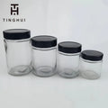 Factory Price 100 ML 220 ML 280 ML 500 ML Ergo Straight Round Side Ergo Glass Honey Jars With Twist Off Lids