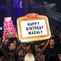 3 Sets Letters Happy Birthday LED Message Sign Board VIP Service Champagne Bottle Presenter Glorifier